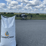 Drone-CoverCress-Spreading-Overseeding